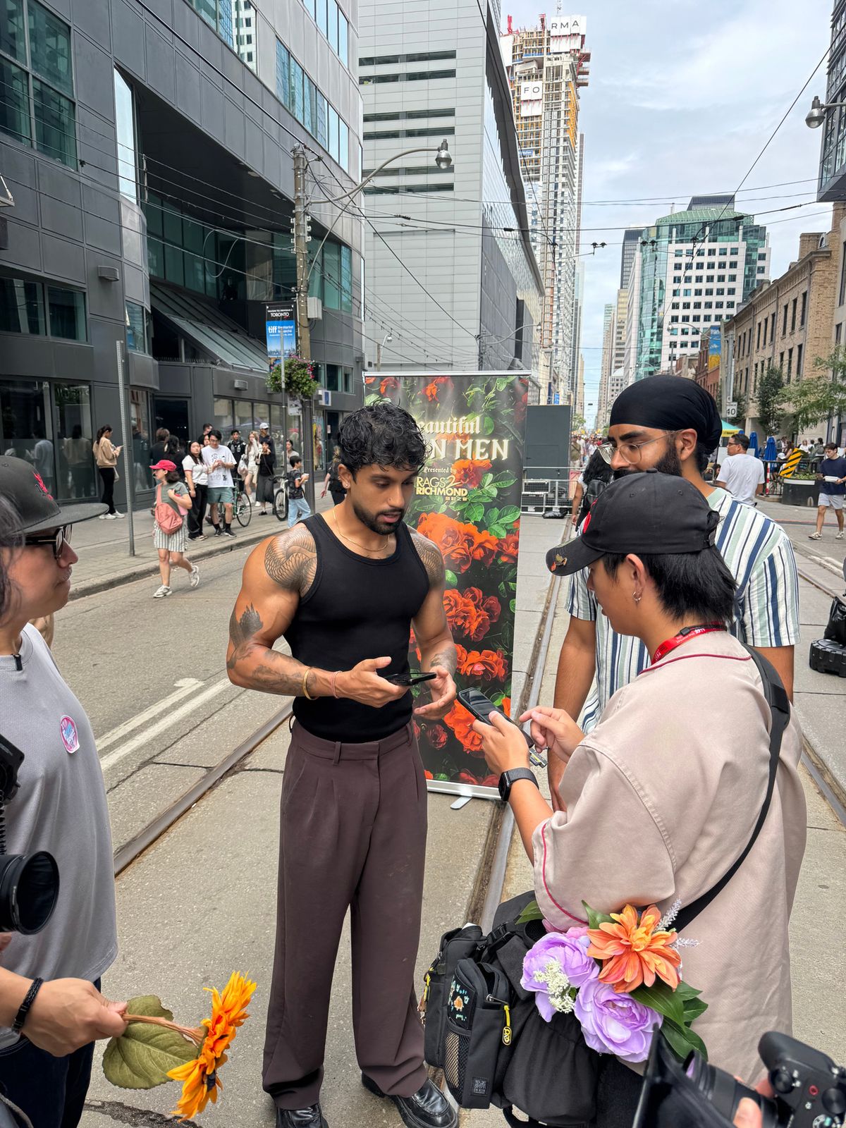 Passers-by on King Street during the activation